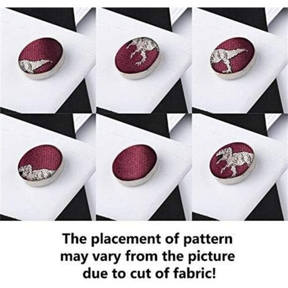 Mens Animal Tie Set Cufflinks Pocket Square Fun Print Festival Necktie Gift - Picture 6 of 8